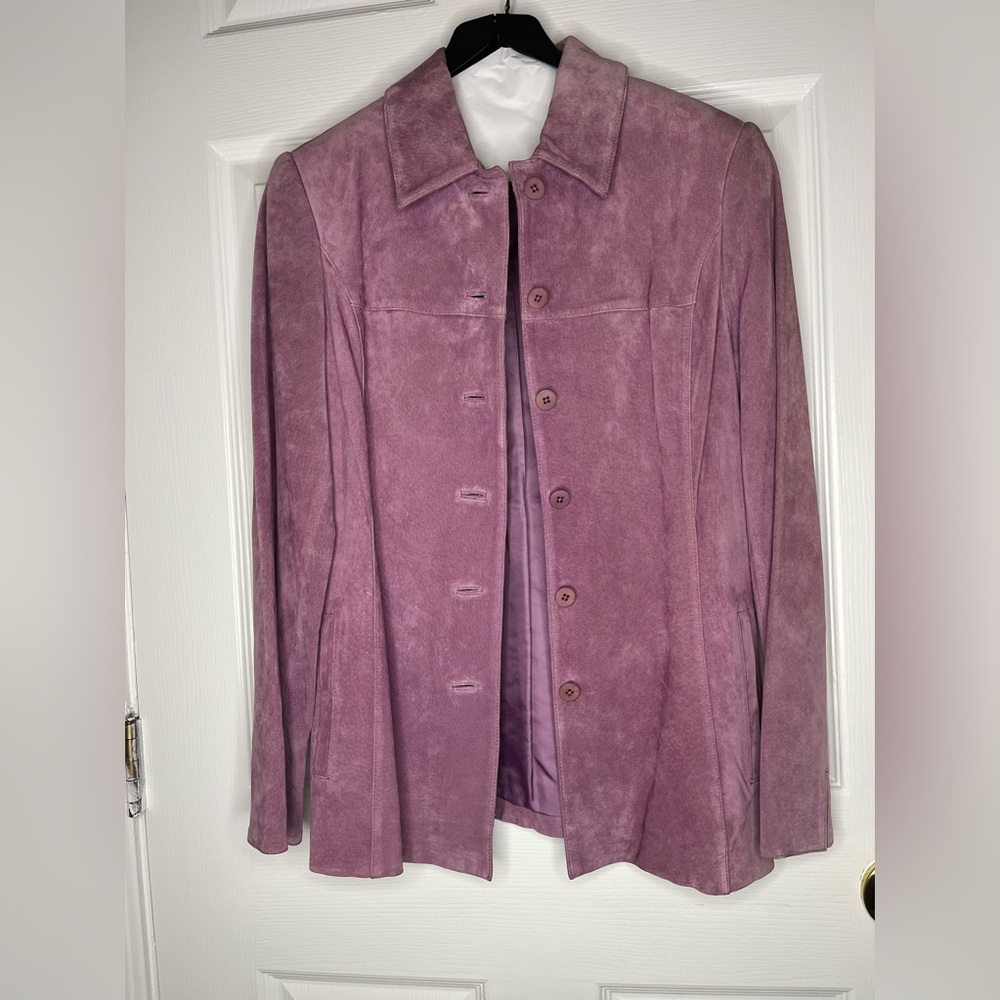 Vintage Lord & Taylor Ladies Suede Jacket